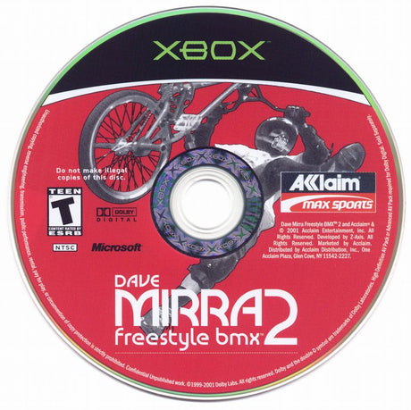 Dave Mirra Freestyle BMX 2 - Xbox