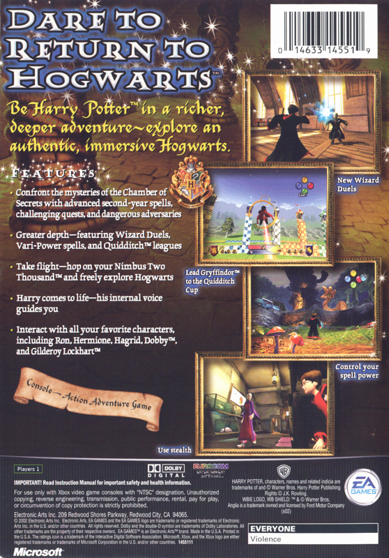 Harry Potter and the Chamber of Secrets - Xbox