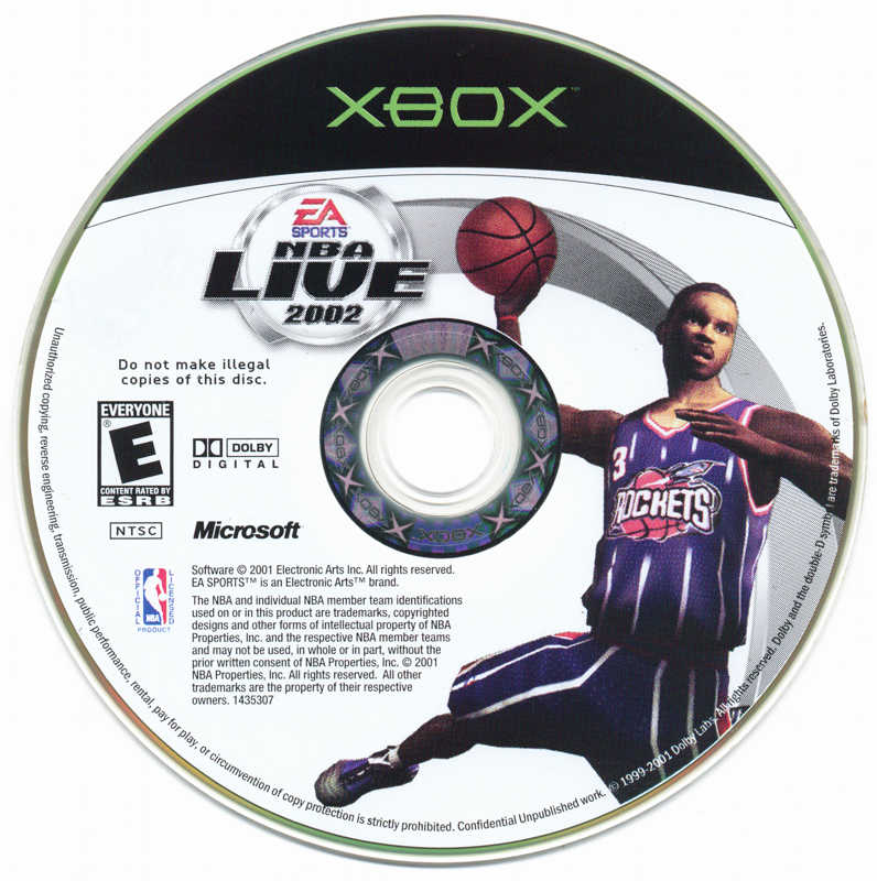 NBA Live 2002 - Xbox