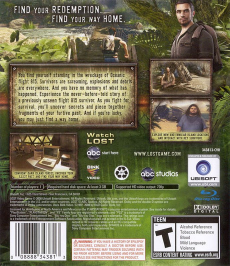 Lost: Via Domus - The Video Game - PlayStation 3