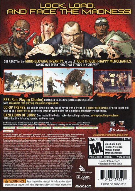 Borderlands - Xbox 360
