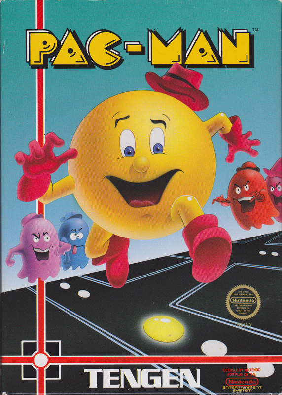 Pac-Man (Tengen, Gray) - NES