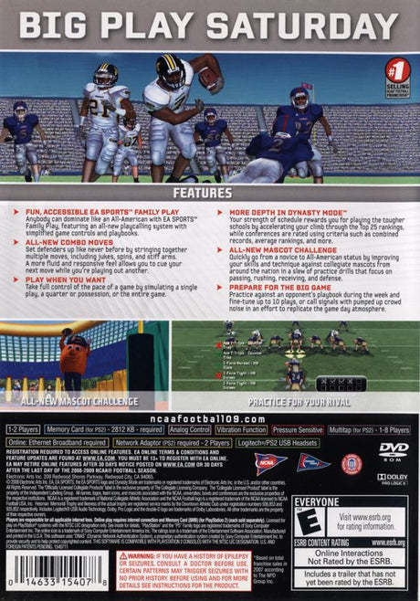 NCAA Football 09 - PlayStation 2