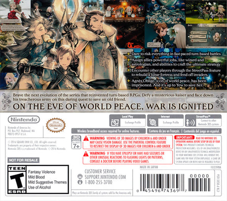Bravely Second: End Layer - Nintendo 3DS