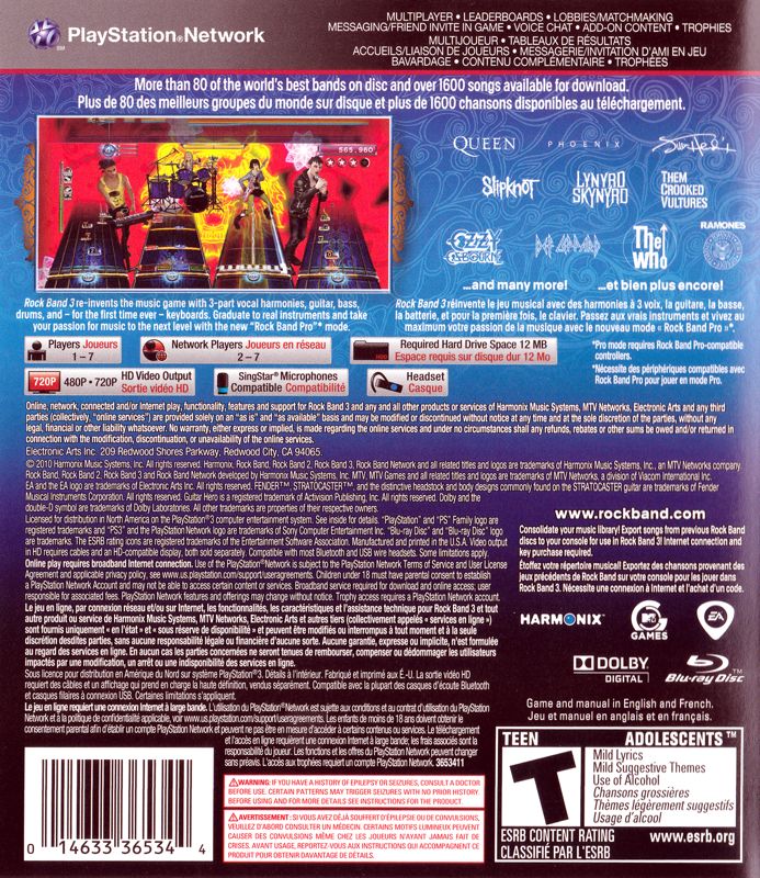 Rock Band 3 - PlayStation 3
