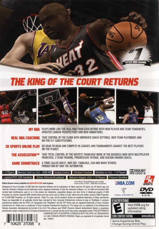 NBA 2K7 - PlayStation 2