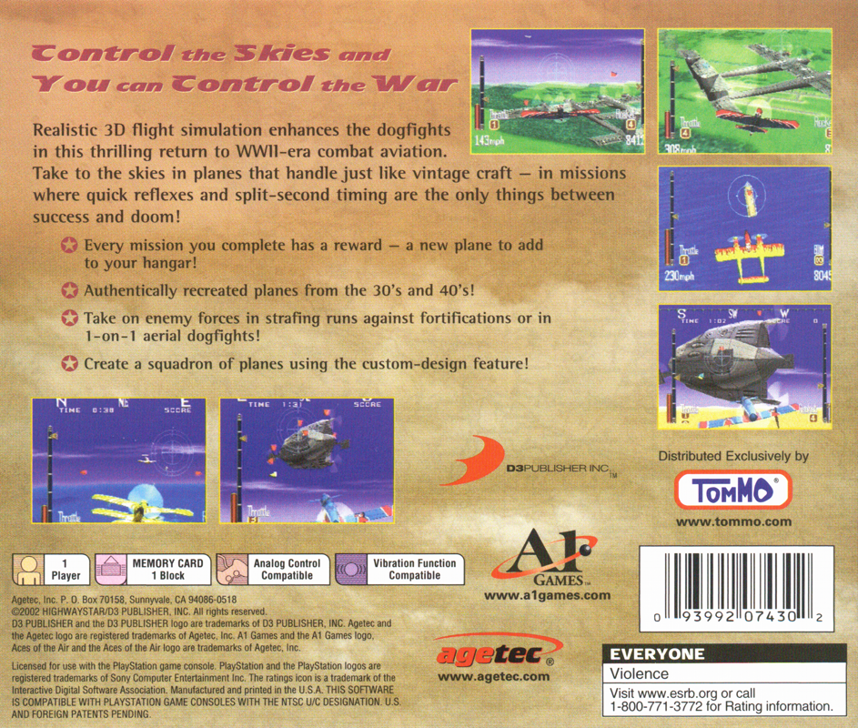 Aces of the Air - PlayStation