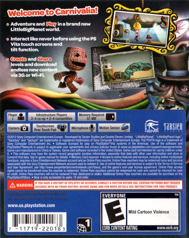 LittleBigPlanet PSVita - Playstation Vita