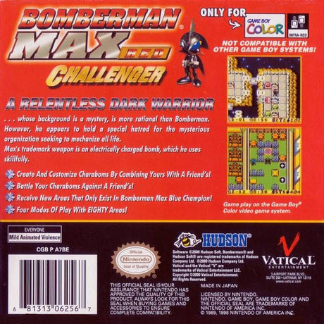 Bomberman Max: Red Challenger - Game Boy Color