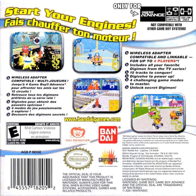Digimon Racing - Game Boy Advance