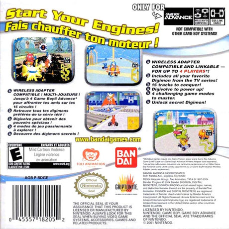 Digimon Racing - Game Boy Advance