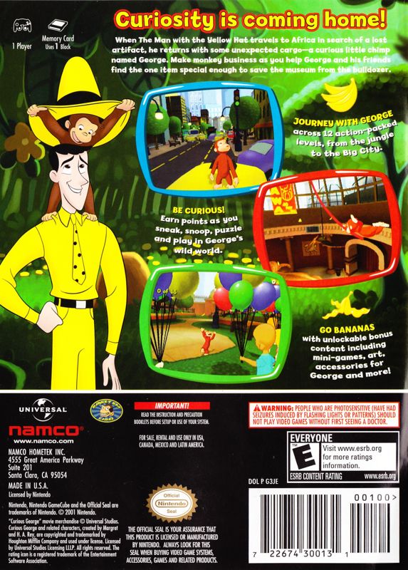 Curious George - GameCube