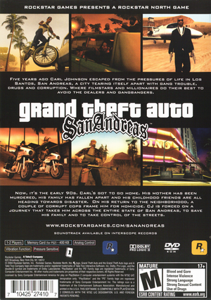 Grand Theft Auto: San Andreas - PlayStation 2
