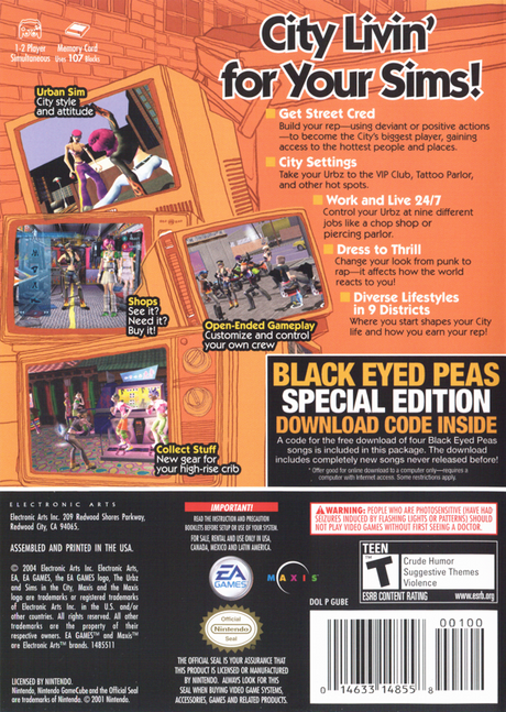 The Urbz: Sims in the City - GameCube