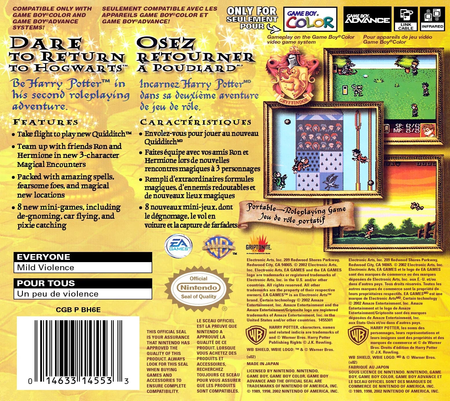 Harry Potter and the Chamber of Secrets - Game Boy Color