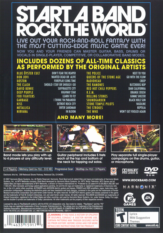Rock Band - PlayStation 2