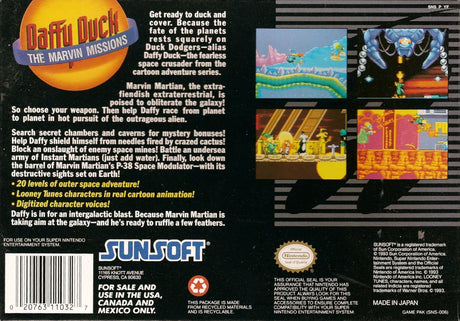 Daffy Duck: The Marvin Missions - Super Nintendo