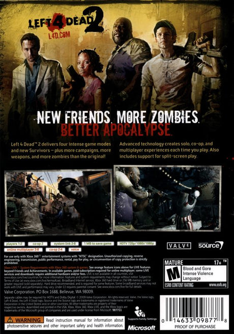 Left 4 Dead 2 - Xbox 360