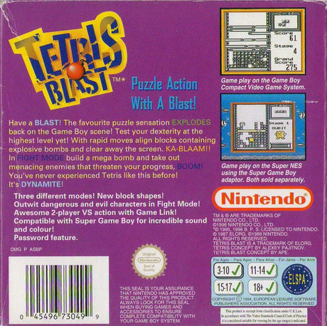 Tetris Blast - Game Boy