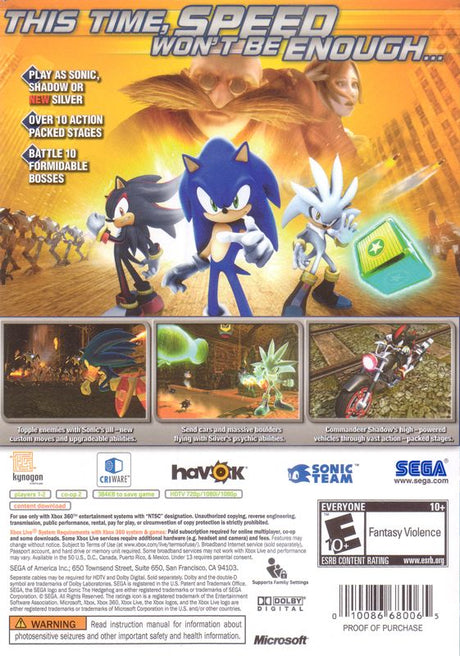 Sonic the Hedgehog - Xbox 360