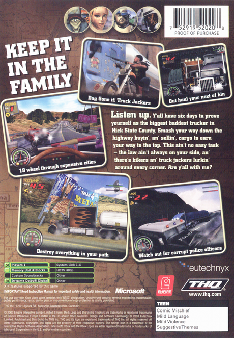 Big Mutha Truckers - Xbox