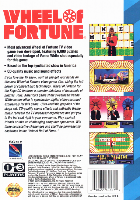 Wheel of Fortune - SEGA CD