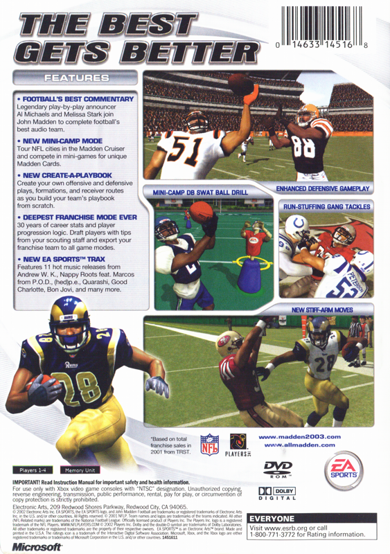 Madden NFL 2003 - Xbox