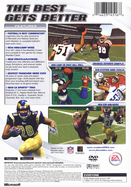 Madden NFL 2003 - Xbox