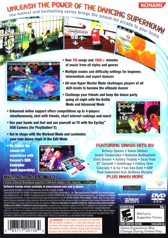 Dance Dance Revolution: SuperNOVA2 - PlayStation 2
