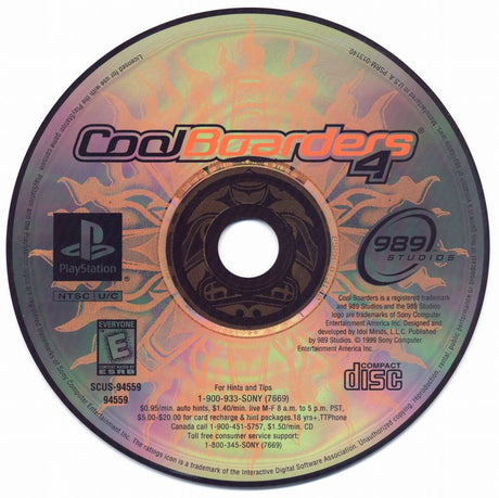 Cool Boarders 4 - PlayStation