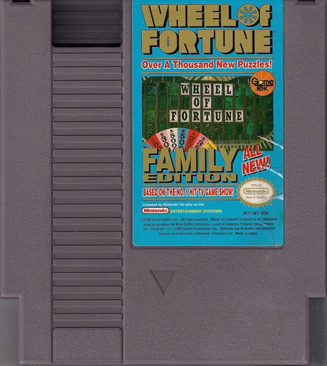 Wheel of Fortune: Family Edition - NES