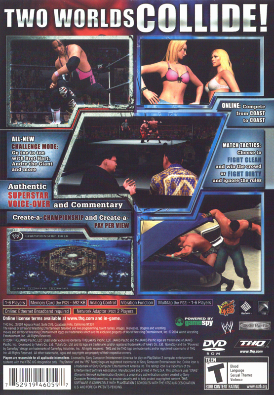 WWE Smackdown vs. Raw - PlayStation 2