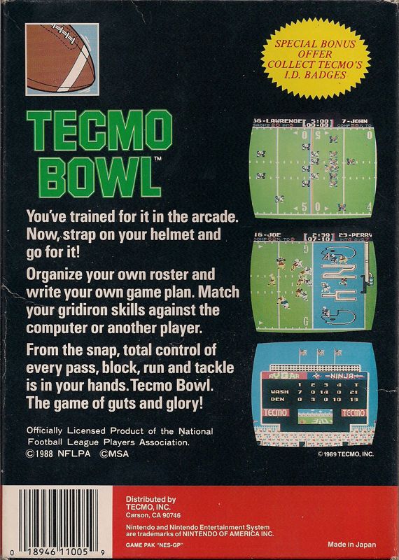 Tecmo Bowl - NES