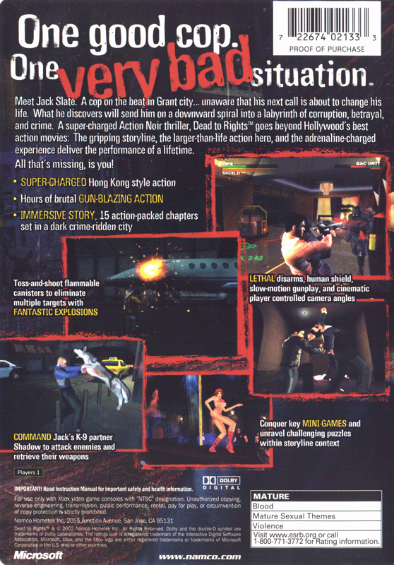 Dead to Rights - Xbox