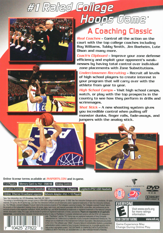 College Hoops 2K6 - PlayStation 2