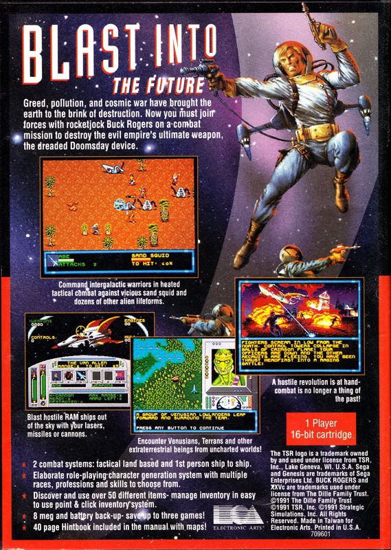 Buck Rogers: Countdown to Doomsday - SEGA Genesis