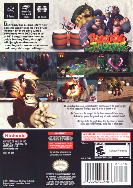 Donkey Kong: Jungle Beat - GameCube