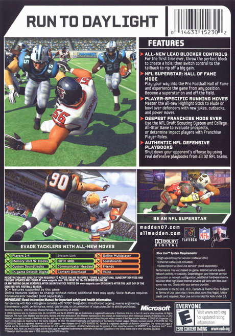Madden NFL 07 - Xbox