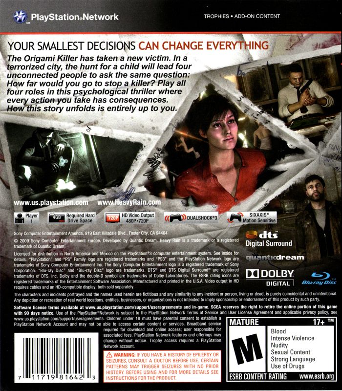 Heavy Rain - PlayStation 3