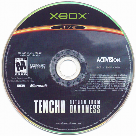 Tenchu: Return from Darkness - Xbox