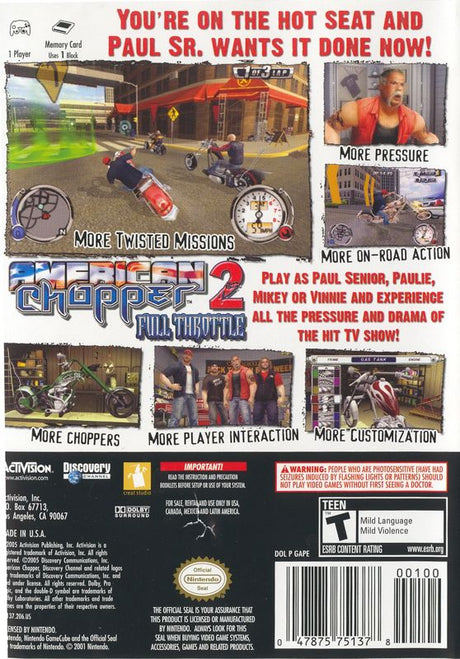 American Chopper 2: Full Throttle - GameCube