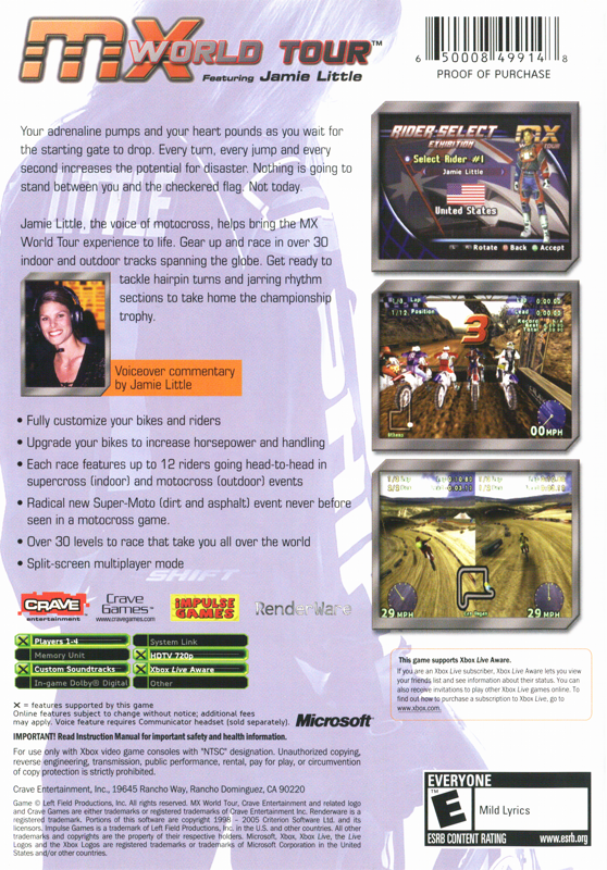 MX World Tour - Xbox