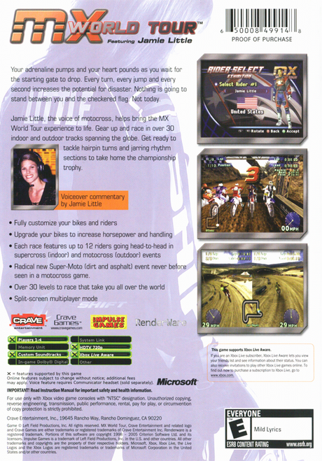 MX World Tour - Xbox