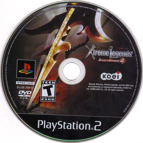 Dynasty Warriors 4: Xtreme Legends - PlayStation 2