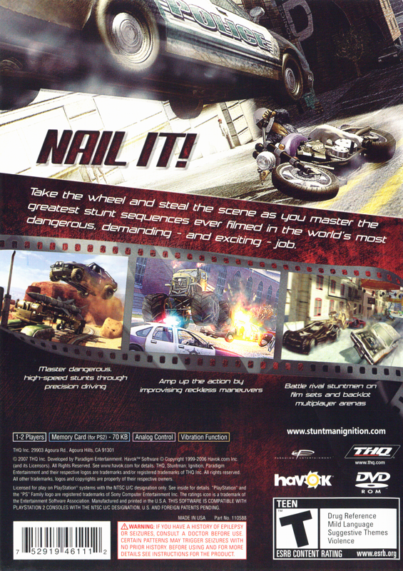 Stuntman: Ignition - PlayStation 2