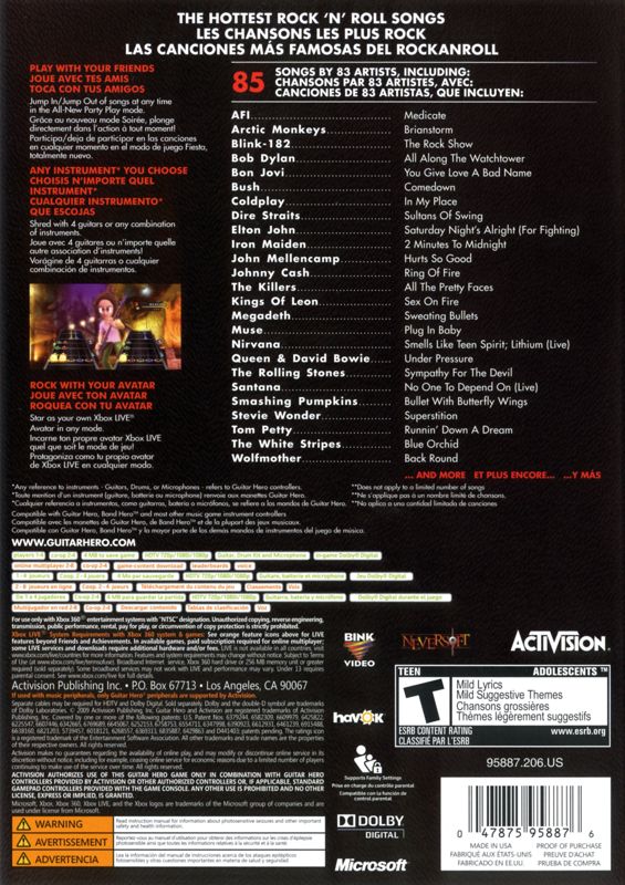 Guitar Hero 5 - Xbox 360