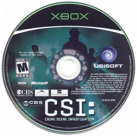 CSI: Crime Scene Investigation - Xbox