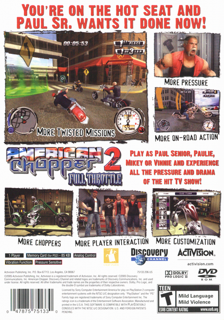 American Chopper 2: Full Throttle - PlayStation 2