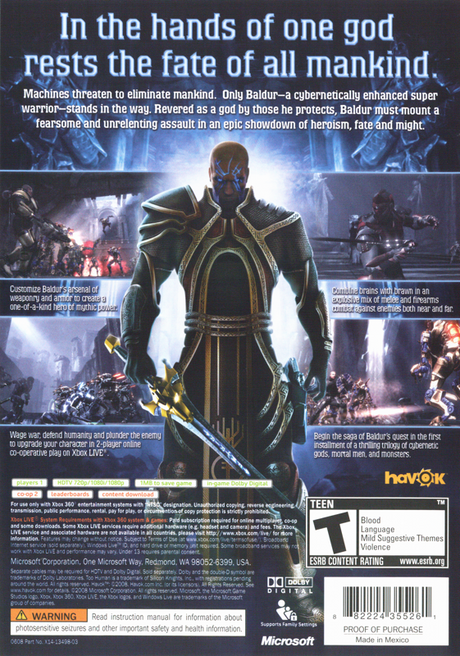 Too Human - Xbox 360
