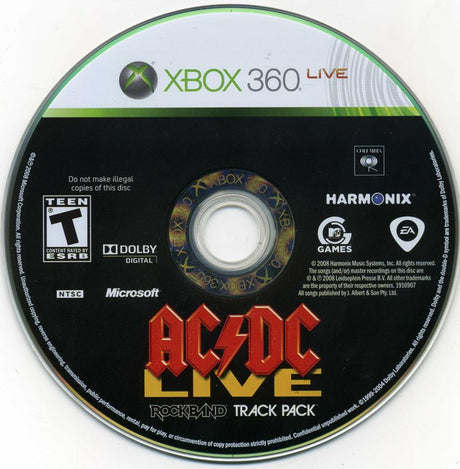 Rock Band: AC/DC Live Track Pack - Xbox 360